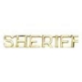 &nbsp;SHERIFF&nbsp; Uniform Collar Brass - 1/4&nbsp; - Sold in Pairs